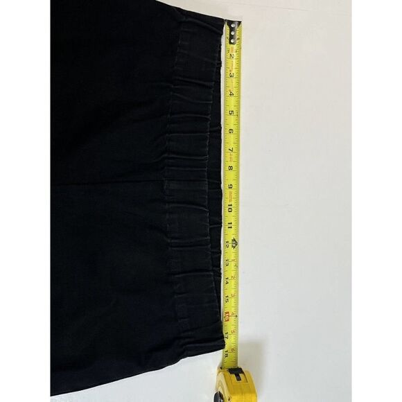 Soft Surroundings Black Jeans Size XL Straight Leg Elastic Waist Pull on - Picture 6 of 12